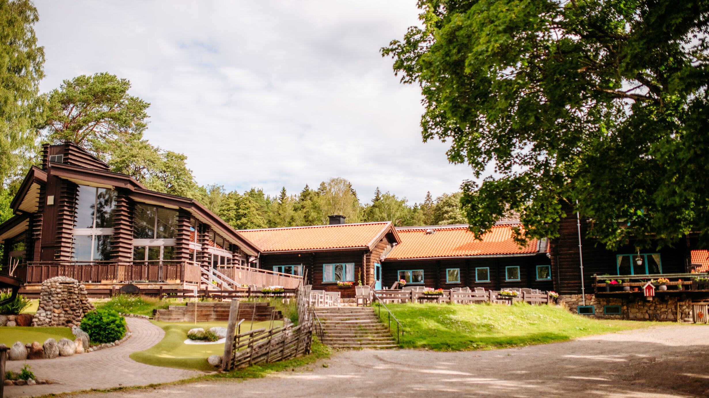 Utsidan på Lida värdshus.