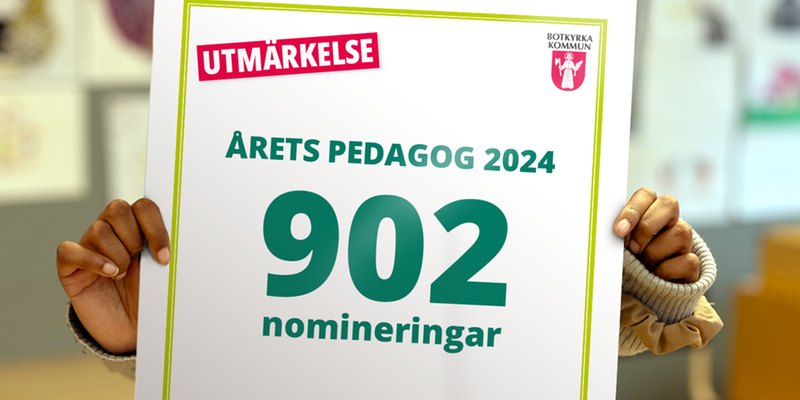 902 nomineringar till Årets Pedagog 2024