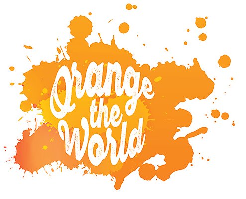 Logotyp med texten Change the world